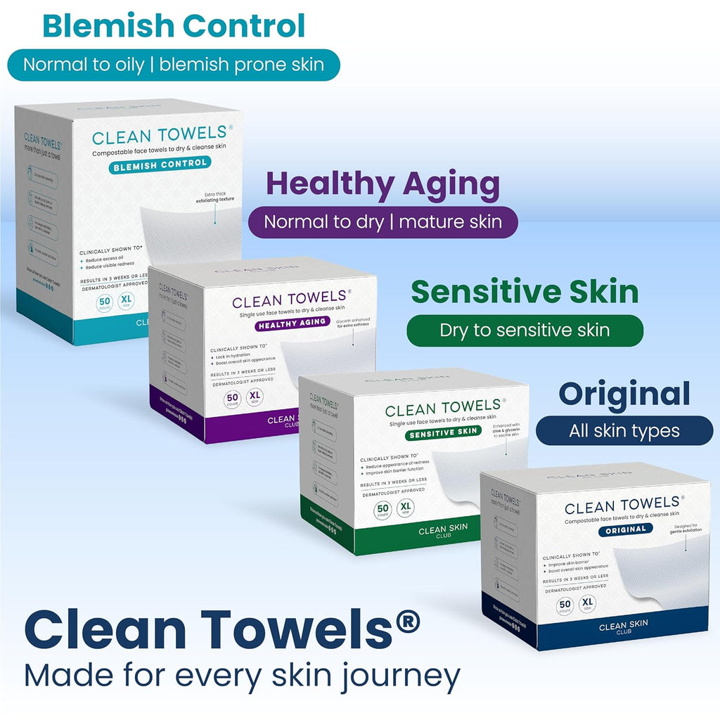 Gentle Clean Face Towels